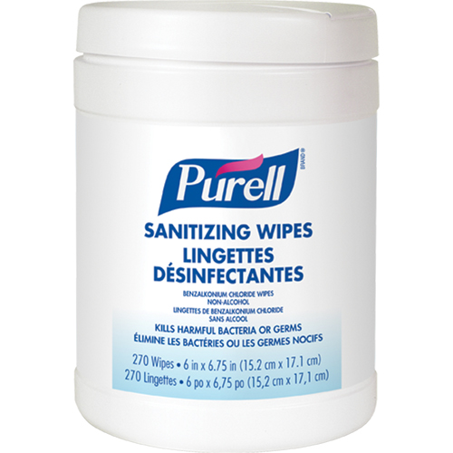 Hand Sanitizing Wipes, Canister M & M Nord Ouest Inc