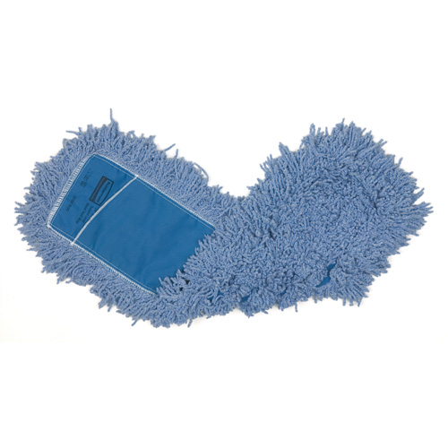 Vadrouille pour &eacute;pousseter avec franges boucl&eacute;es et torsad&eacute;es, Style &agrave; enfiler, Polyester, 24" lo x 5" la M & M Nord Ouest Inc