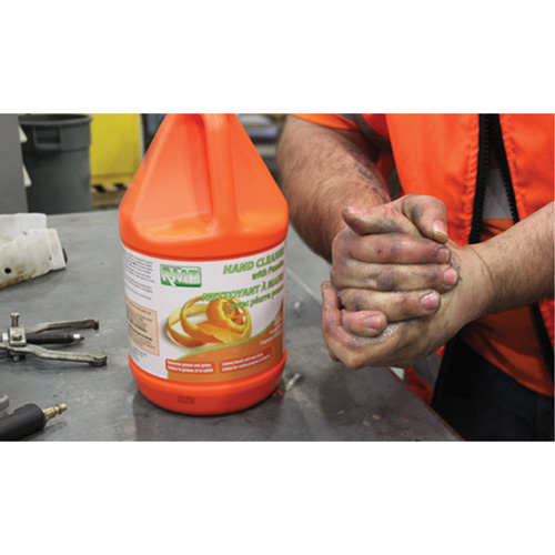 Nettoyant pour les mains &agrave; l'orange, Pierre ponce, 3,6 L, Cruche, Orange M & M Nord Ouest Inc