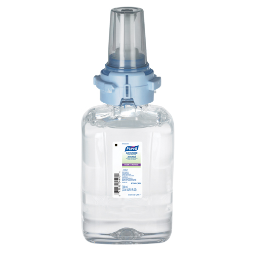 ADX-7 Advanced Foam Hand Sanitizer, 700 ml, Cartridge Refill, 70% Alcohol M & M Nord Ouest Inc