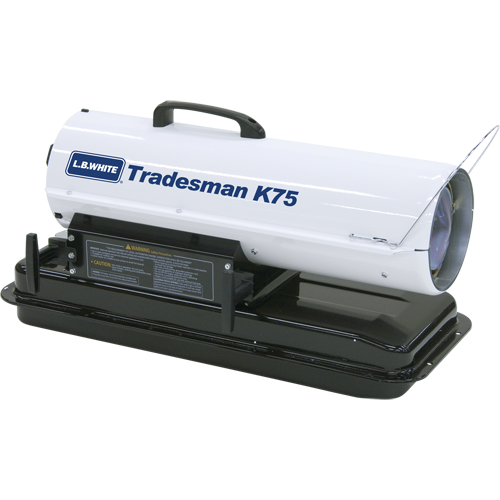 Tradesman&reg; Forced Air Heater, Fan, Kerosene, 75,000 BTU/H M & M Nord Ouest Inc