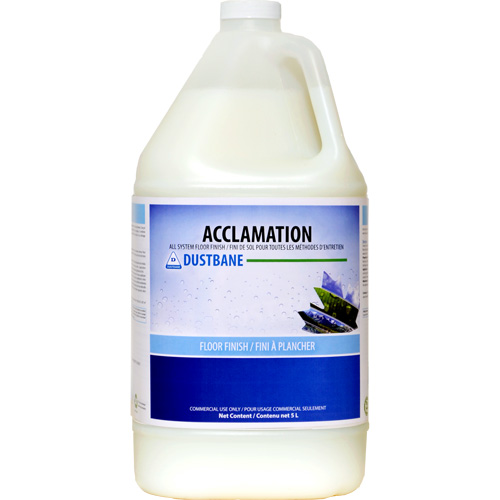 Acclamation All-System Floor Finish, 5 L, Jug M & M Nord Ouest Inc