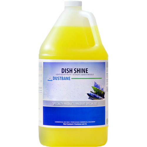 Dish Shine Detergent, Liquid, 5 L, Lemon M & M Nord Ouest Inc