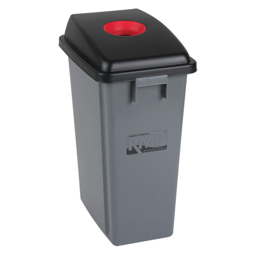 Recycling & Garbage Bin, Plastic, 16 US gal. M & M Nord Ouest Inc