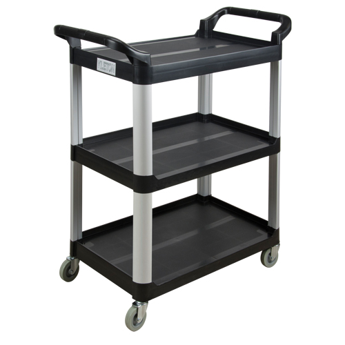 Utility Cart, 3 Tiers, 16-3/4" x 37" x 33-1/2", 250 lbs. Capacity M & M Nord Ouest Inc