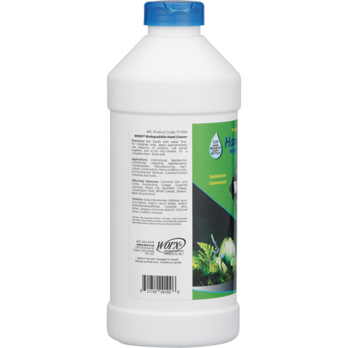 Nettoyant pour les mains biod&eacute;gradable, Poudre, 1 lb, Bouteille, Parfum&eacute; M & M Nord Ouest Inc