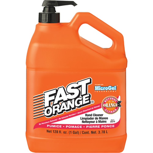 Hand Cleaner, Pumice, 3.78 L, Pump Bottle, Fresh Scent M & M Nord Ouest Inc