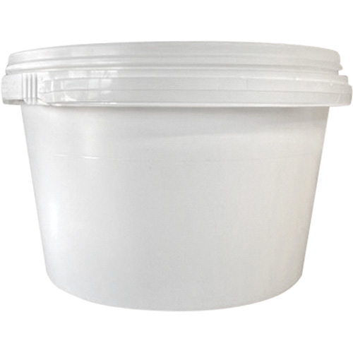 Pail with Lid, Plastic, 1.03 gal. M & M Nord Ouest Inc