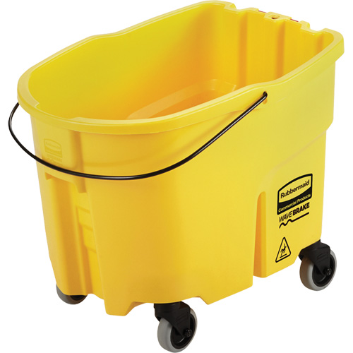 Seau pour vadrouille Wavebrake, Capacit&eacute; de 8.75 gal. US (35 pintes), Jaune M & M Nord Ouest Inc