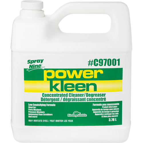 Produit nettoyant pour nettoyeur de pi&egrave;ces Power Kleen, 4 L, Cruche M & M Nord Ouest Inc