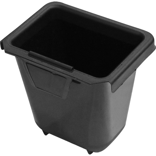 Waste Container, Deskside, Polyethylene, 4-1/4 US Qt. M & M Nord Ouest Inc
