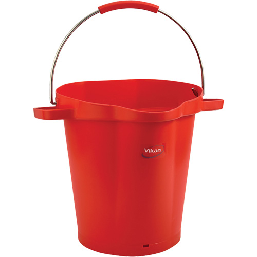 Food Hygiene Bucket, Red, 5 US gal. M & M Nord Ouest Inc