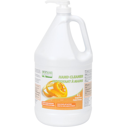 Orange Hand Cleaner, Cream, 4 L, Jug, Orange M & M Nord Ouest Inc