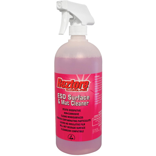 Reztore&reg; ESD Surface & Mat Cleaner M & M Nord Ouest Inc