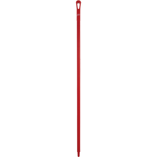 Manche ultra hygi&eacute;nique, Balai/Grattoir/Raclette, Rouge, Ergonomique, 59" lo M & M Nord Ouest Inc