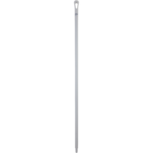 Ultra Hygiene Handle, Broom/Scraper/Squeegee, White, Ergonomic, 59" L M & M Nord Ouest Inc