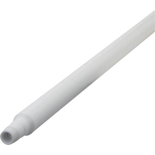 Ultra Hygiene Handle, Broom/Scraper/Squeegee, White, Ergonomic, 59" L M & M Nord Ouest Inc