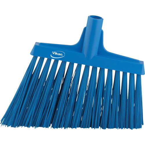 T&ecirc;te de balai oblique, Crins Extra-ferme, 12", Polyester, Bleu M & M Nord Ouest Inc