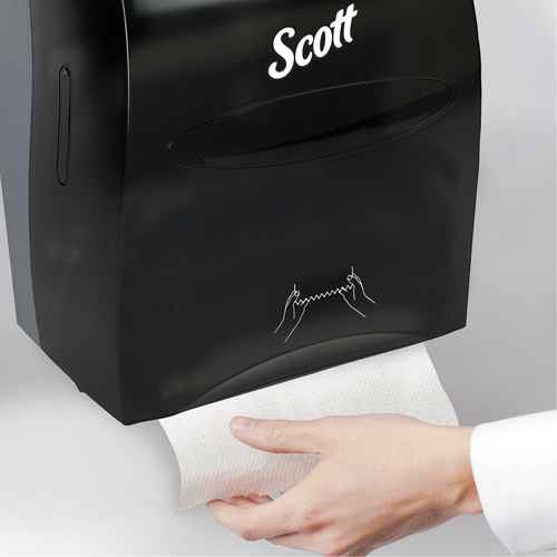 Scott&reg; Essential Hand Towel Roll Dispenser, Manual/No-Touch, 12.63" W x 10.2" D x 16.13" H M & M Nord Ouest Inc