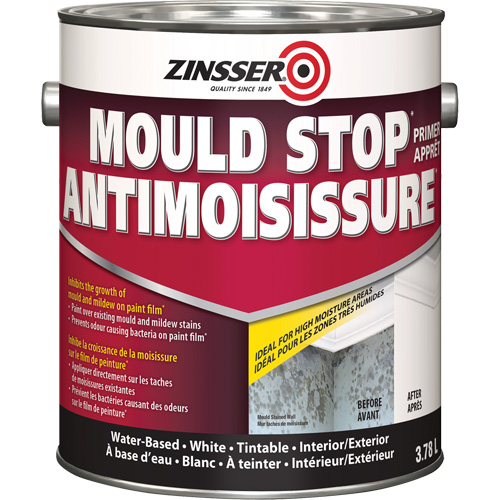 Mold Stop Primer, 3.78 L, Gallon, White M & M Nord Ouest Inc