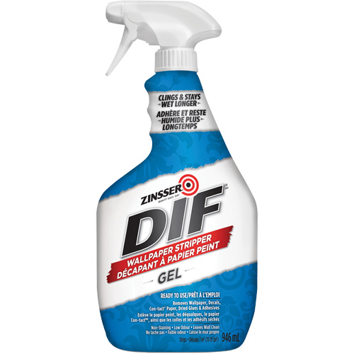 Gel d&eacute;capant pour papier peint DIF, 946 ml, Bouteille &agrave; g&acirc;chette M & M Nord Ouest Inc