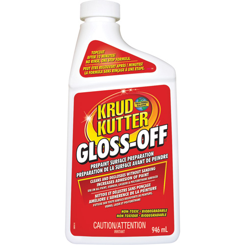 Pr&eacute;paration de surface avant l'application Gloss Off, 946 ml, Bouteille M & M Nord Ouest Inc