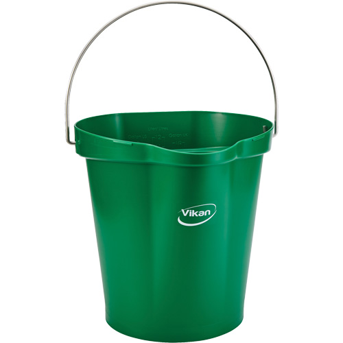 Seau pour l'hygi&egrave;ne des aliments, Vert, 3 gal. US M & M Nord Ouest Inc