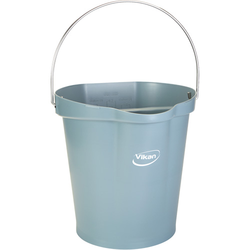 Food Hygiene Bucket, Grey, 3 US gal. M & M Nord Ouest Inc