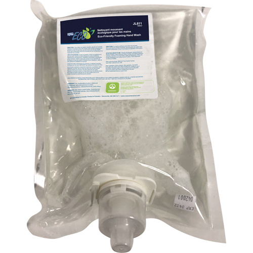 Savon &agrave; mains &eacute;cologique, Mousse, 1 L, Sans parfum M & M Nord Ouest Inc