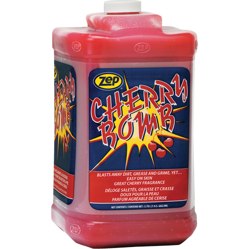Cherry Bomb Heavy-Duty Hand Cleaner, Pumice, 3.78 L, Bottle, Cherry M & M Nord Ouest Inc
