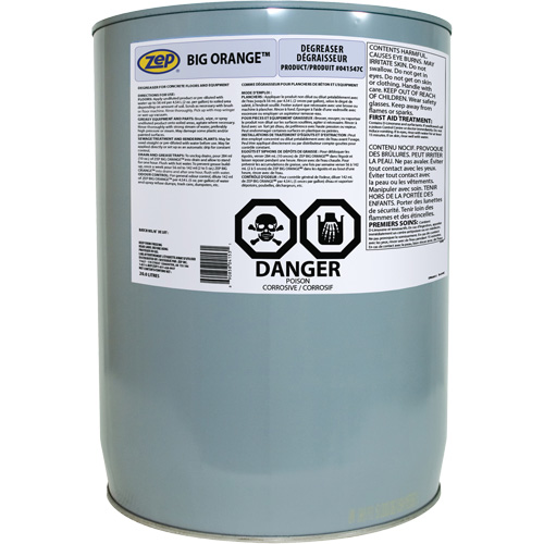 Big Orange Industrial Degreaser & Graffiti Remover, 20 L M & M Nord Ouest Inc