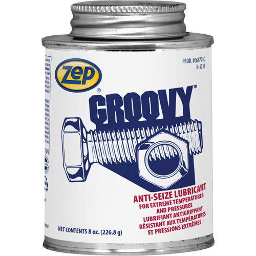 Groovy Lubricant & Anti-Seize, 8 oz., Brush Top Can, 2100°F (1100°C) Max. Temp M & M Nord Ouest Inc