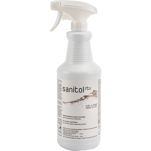 Sanitol Concentrated Disinfectant & Sanitizer, 950 ml, Trigger Bottle M & M Nord Ouest Inc