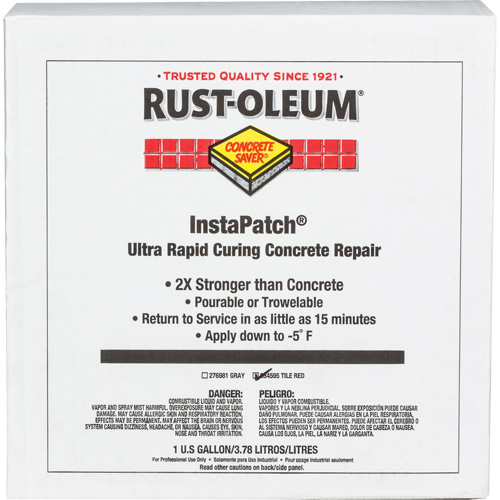 Concrete Saver&reg; InstaPatch&reg; Concrete Repair, Kit, Red M & M Nord Ouest Inc