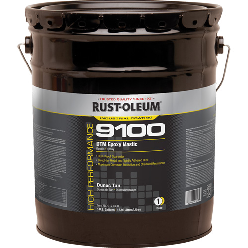 Base de mastic &eacute;poxy DTM du syst&egrave;me 9100, Dune de sable, 5 gal., Seau M & M Nord Ouest Inc