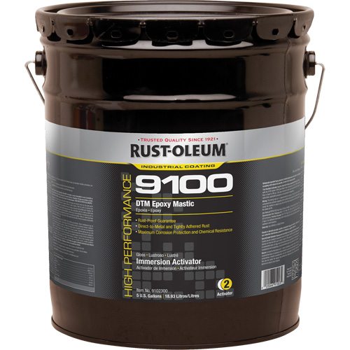 9100 System DTM Epoxy Mastic Immersion Activator, 5 gal., Pail M & M Nord Ouest Inc