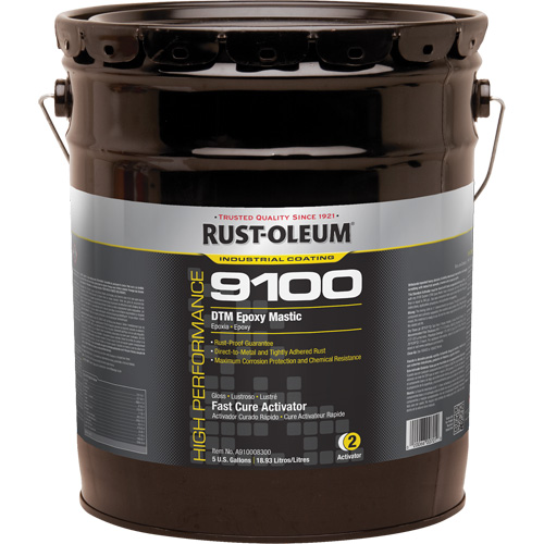 9100 System DTM Epoxy Mastic Fast Cure Activator, 5 gal., Pail M & M Nord Ouest Inc