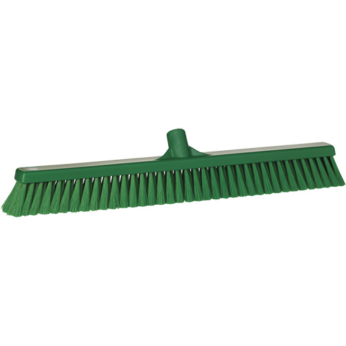 T&ecirc;te de balai-brosse pour petites particules, Crins Fin, 24", Polyester, Vert M & M Nord Ouest Inc