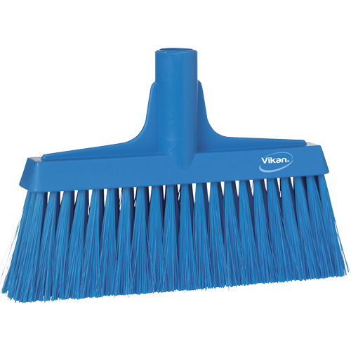T&ecirc;te de balai droit, Crins Cors&eacute;/Fin, 10-1/4", Polyester, Bleu M & M Nord Ouest Inc
