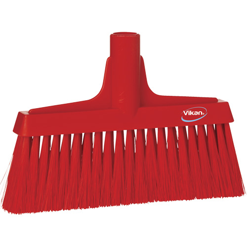T&ecirc;te de balai droit, Crins Cors&eacute;/Fin, 10-1/4", Polyester, Rouge M & M Nord Ouest Inc