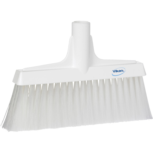 T&ecirc;te de balai droit, Crins Cors&eacute;/Fin, 10-1/4", Polyester, Blanc M & M Nord Ouest Inc
