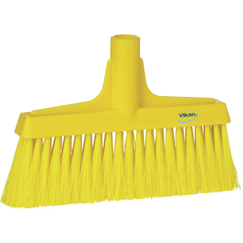 T&ecirc;te de balai droit, Crins Cors&eacute;/Fin, 10-1/4", Polyester, Jaune M & M Nord Ouest Inc