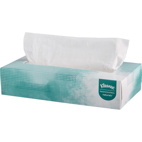 Kleenex&reg; Naturals Facial Tissues, 2 Ply, 8.4" L x 8" W, 125 Sheets/Box M & M Nord Ouest Inc