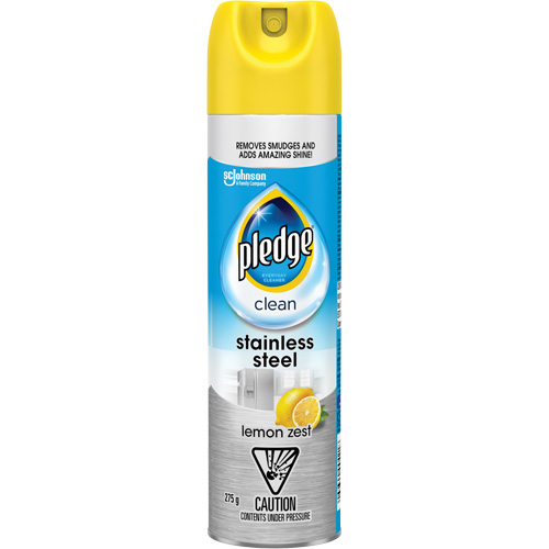 Pledge&reg; Stainless Steel Cleaner, 275 g, Aerosol Can M & M Nord Ouest Inc