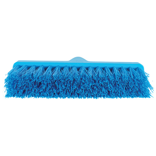 Balai oblique ColorCore, Crins Moyen, 10", Polypropyl&egrave;ne, Bleu M & M Nord Ouest Inc