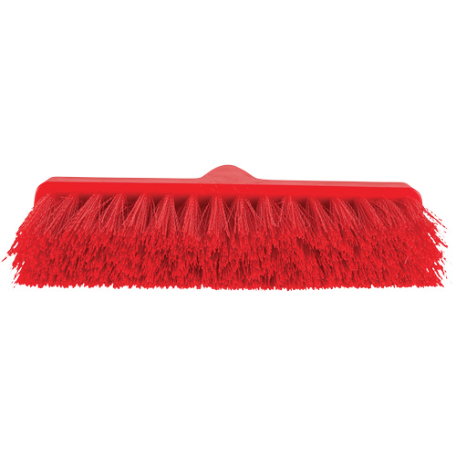 ColorCore Angle Head Broom, Medium Bristles, 10", Polypropylene, Red M & M Nord Ouest Inc