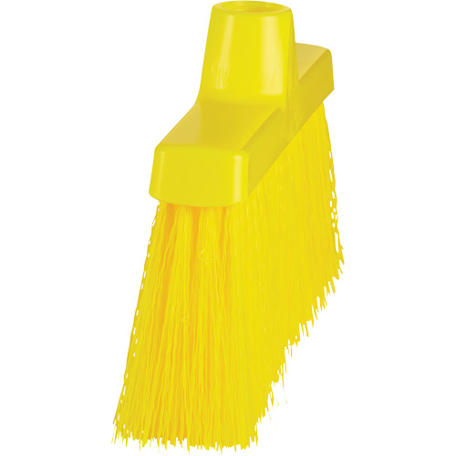 Balai oblique ColorCore, Crins Moyen, 10", Polypropyl&egrave;ne, Jaune M & M Nord Ouest Inc