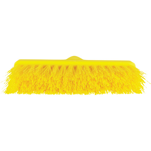 Balai oblique ColorCore, Crins Moyen, 10", Polypropyl&egrave;ne, Jaune M & M Nord Ouest Inc