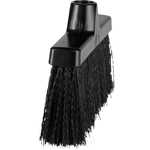 ColorCore Angle Head Broom, Medium Bristles, 10", Polypropylene, Black M & M Nord Ouest Inc