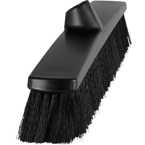 ColorCore Push Broom, Fine Bristles, 24", Polypropylene, Black M & M Nord Ouest Inc